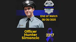 Kansas City, KS, Police Officer Hunter Simoncic.