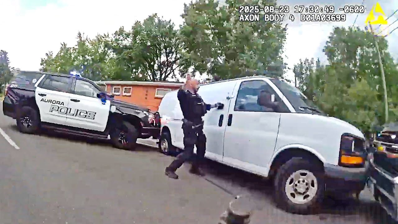 After Leading Aurora Police On A Chase, A Cornered Car Theft Suspect Told Officers He Would Give Up Once He Finished A Cigarette That He Lit Up