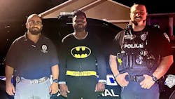 A former corrections officer and martial arts instructor wearing Batman pajamas saw a man rummaging through his vehicle last week and detained the suspect until Cape Coral, FL, police arrived. A former corrections officer and martial arts instructor wearing Batman pajamas saw a man rummaging through his vehicle last week and detained the suspect until Cape Coral, FL, police arrived.