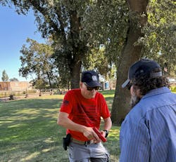 It is unrealistic to think that an officer can complete the decision-making process, and successfully draw and fire at a charging target within 1.5 seconds. Lindsey experimented with this scenario. It is unrealistic to think that an officer can complete the decision-making process, and successfully draw and fire at a charging target within 1.5 seconds. Lindsey experimented with this scenario.