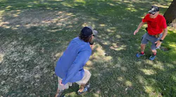 Lindsay first experimented with a charging suspect scenario at a walking pace. Even at this pace, our test subject Bobby Jones could cover 21 feet within the time parameter.