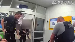 Recently released body camera footage captured Fort Pierce police officers subduing and arresting a man accused of waving a machete while walking through a Walmart before swinging the blade at officers.
