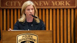 “Out of an abundance of caution we are surging resources. And you can expect to see an increase in police presence at critical infrastructure locations,' says NYPD Commissioner Jessica Tisch. “Out of an abundance of caution we are surging resources. And you can expect to see an increase in police presence at critical infrastructure locations,' says NYPD Commissioner Jessica Tisch.