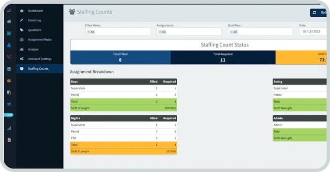 Vector Solutions Scheduling