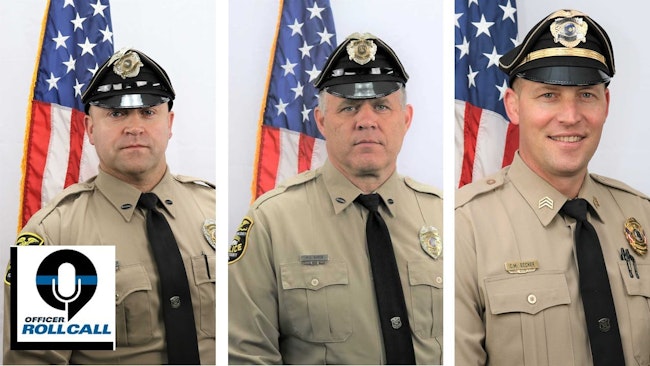 Northern York County, PA, Regional Police Det. Isaiah Emenheiser (from left) Det. Sgt. Cody Becker and Det. Mark Baker.