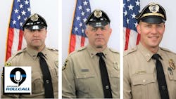 Northern York County, PA, Regional Police Det. Isaiah Emenheiser (from left) Det. Sgt. Cody Becker and Det. Mark Baker. Northern York County, PA, Regional Police Det. Isaiah Emenheiser (from left) Det. Sgt. Cody Becker and Det. Mark Baker.