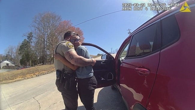 Angry she had been pulled over driving home from church, Katelyn Ricchini admits she gave Cabarrus County Sheriff's Deputy Shawn Singleton 'absolute attitude.' But the two took that contentious encounter and turned it into an emotional moment that has lasted beyond the stop.