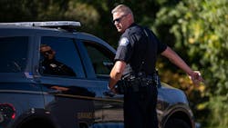 Police, firefighters and medics from multiple jurisdictions secure the scene of a shooting and structure fire at the Church of Jesus Christ of Latter-day Saints in Grand Blanc Township, MI, on Sunday. Police, firefighters and medics from multiple jurisdictions secure the scene of a shooting and structure fire at the Church of Jesus Christ of Latter-day Saints in Grand Blanc Township, MI, on Sunday.