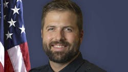 Hays Police Sgt. Scott Heimann, a nine-year veteran with the department, was helping to set up a perimeter around a home during a domestic violence call when he was struck by a shot from the house. Hays Police Sgt. Scott Heimann, a nine-year veteran with the department, was helping to set up a perimeter around a home during a domestic violence call when he was struck by a shot from the house.