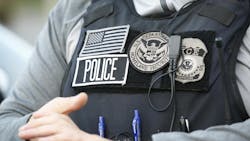 A U.S. Immigration and Customs Enforcement (ICE) agent in Los Angeles. A U.S. Immigration and Customs Enforcement (ICE) agent in Los Angeles.