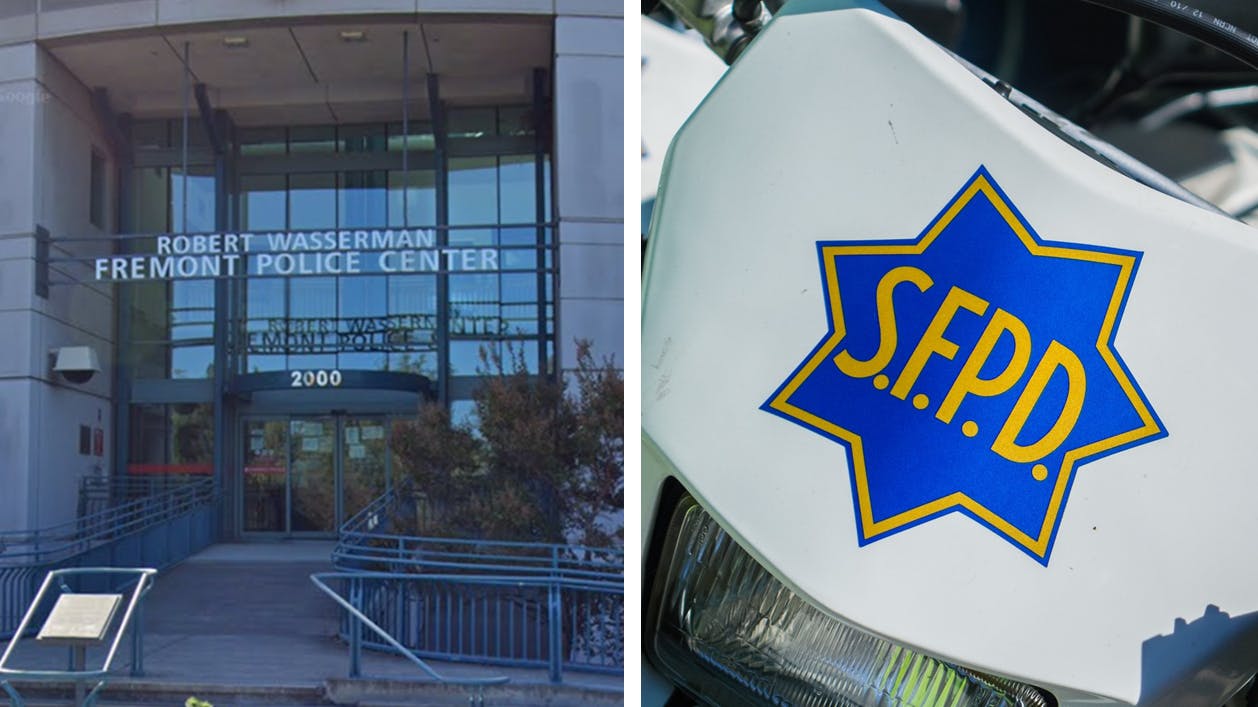 A digital billboard truck in front of the Fremont, CA, Police Department touted the San Francisco Police Department's wages and benefits for lateral hires in an aggressive recruiting move that has upset some officials.