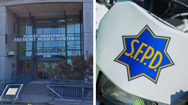 A digital billboard truck in front of the Fremont, CA, Police Department touted the San Francisco Police Department's wages and benefits for lateral hires in an aggressive recruiting move that has upset some officials.