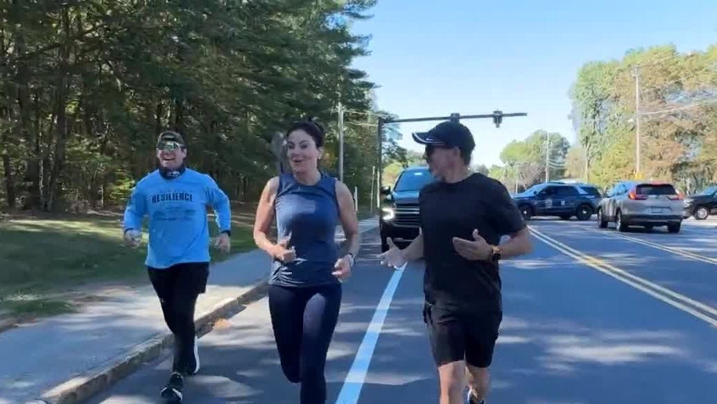 Jeff Ladieu, a retired New Hampshire State Police captain and former Army Ranger, completed a 222-mile run across the state to raise money for Camp Resilience, his nonprofit that supports social, mental and emotional well-being of first responders, military members, veterans and their families.