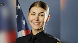 La Mesa Police Officer Lauren Craven was taking a report from a driver involved in a two-vehicle rollover near Grantville when another vehicle struck them both.