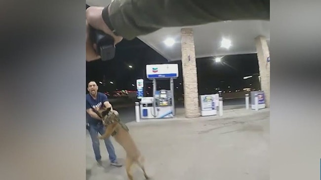 A 36-year-old man was charged with five felonies after he allegedly shot at homes, occupied vehicles and public buildings, including the North Las Vegas Police Department's Traffic Division Building.A 36-year-old man was charged with five felonies after he allegedly shot at homes, occupied vehicles and public buildings, including the North Las Vegas Police Department's Traffic Division Building.