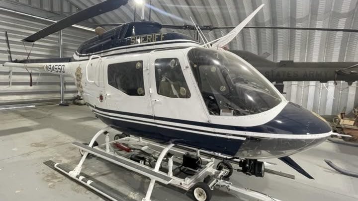 The Thurston County, WA, Sheriff's Office recently received an OH-58 helicopter from a North Carolina law enforcement agency through a surplus program from the U.S. Defense Logistics Agency's Disposition Services.