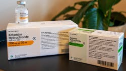 In ketamine-assisted psychotherapy, the drug is administered as an IV drip (such as the form shown here), an intramuscular injection, under-the-tongue lozenges or a compounded nasal spray. In ketamine-assisted psychotherapy, the drug is administered as an IV drip (such as the form shown here), an intramuscular injection, under-the-tongue lozenges or a compounded nasal spray.