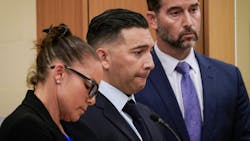 Antonio Alcantar (center) is accused of killing La Mesa, CA, Police officer Lauren Craven, when his vehicle struck her while she was rendering aid at a traffic collision on Oct. 20 in San Diego. Antonio Alcantar (center) is accused of killing La Mesa, CA, Police officer Lauren Craven, when his vehicle struck her while she was rendering aid at a traffic collision on Oct. 20 in San Diego.