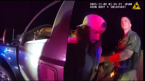 An 18-year-old impaired driver was arrested early Saturday after he was traveling the wrong way along a State Road 70 and nearly struck a Port St. Lucie, FL, police sergeant on his way home following a shift.