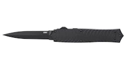 The Columbia River Knife & Tool (CRKT) Xolotl OTF knife. The Columbia River Knife & Tool (CRKT) Xolotl OTF knife.