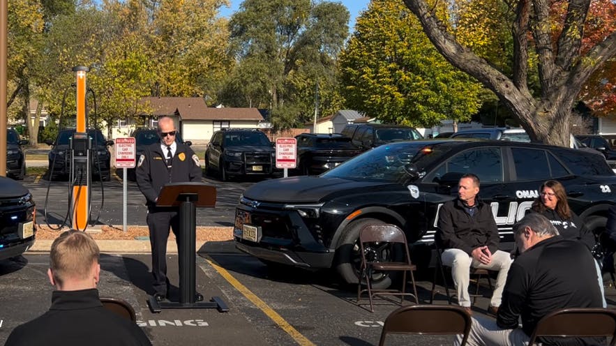 Two new electric cruisers recently unveiled by the Onalaska, WI, Police Department could save the agency $16,000 over five years.