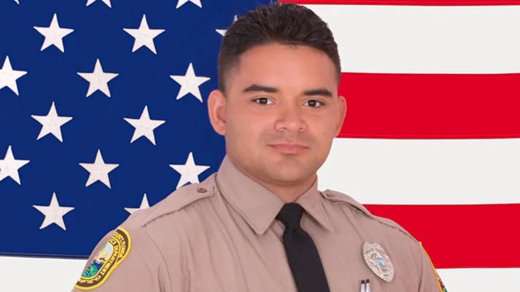 While responding to a crash, Miami-Dade Sheriff's Deputy Devin Jaramillo was struggling with a suspect when the individual grabbed Jaramillo's gun and fatally shot him in the neck.