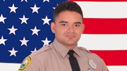 While responding to a crash, Miami-Dade Sheriff's Deputy Devin Jaramillo was struggling with a suspect when the individual grabbed Jaramillo's gun and fatally shot him in the neck. While responding to a crash, Miami-Dade Sheriff's Deputy Devin Jaramillo was struggling with a suspect when the individual grabbed Jaramillo's gun and fatally shot him in the neck.