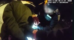 Lincoln, NE, police search a 45-year-old man during a mental health crisis Sunday. The handcuffed man fatally shot himself while he was handcuffed in the back of a cruiser. Lincoln, NE, police search a 45-year-old man during a mental health crisis Sunday. The handcuffed man fatally shot himself while he was handcuffed in the back of a cruiser.