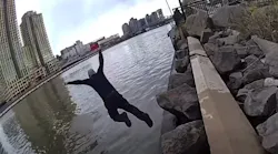 NYPD Officer Wilmer Guerrero jumped into the Harlem River on Tuesday to help rescue a 16-year-old girl during an emotional crisis.