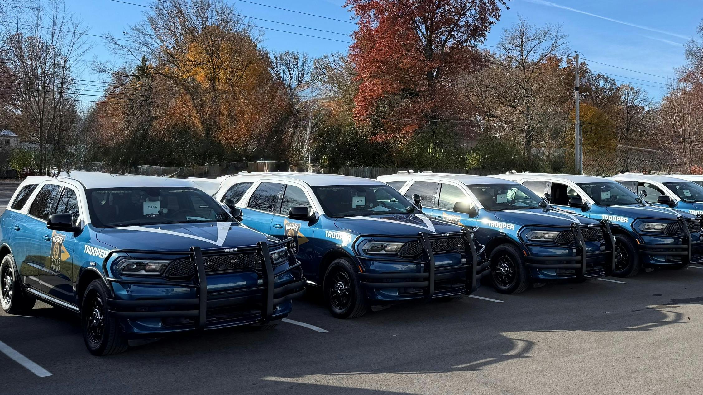 Twenty graduates of the Indiana State Police academy will be going on patrol in new retro-designed cruisers. The design will gradually be rolled out across the fleet in the coming years.