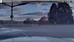 A driver who was allegedly cleaning his glasses ran a red light and collided with an East Lampeter Township, PA, police cruiser Monday, injuring an officer and passenger inside the unit. A driver who was allegedly cleaning his glasses ran a red light and collided with an East Lampeter Township, PA, police cruiser Monday, injuring an officer and passenger inside the unit.