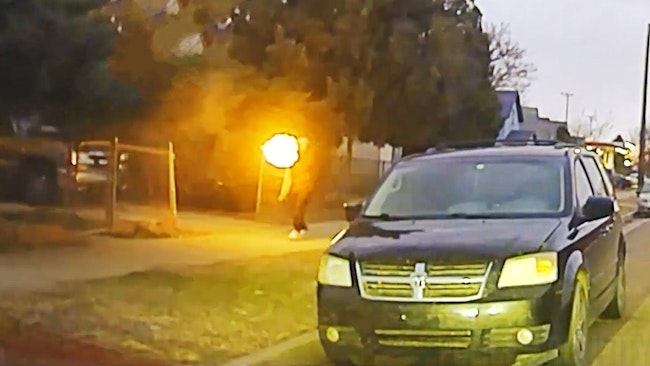 Recently released body camera footage captured a disturbing shootout between a fleeing attempted murder suspect and Pueblo police that left three officers seriously wounded and a the gunman dead.
