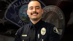 Alhambra, CA, Police Officer Alec Sanders.