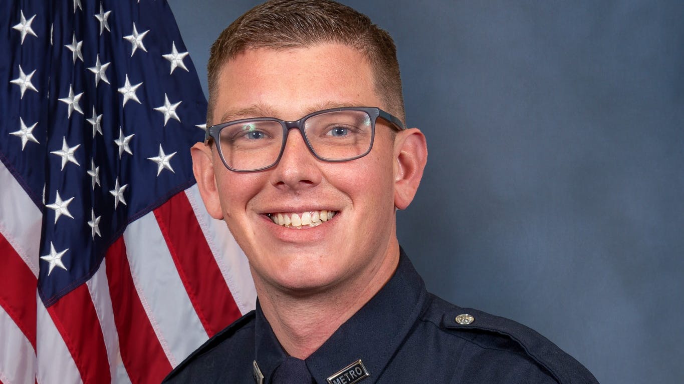 Louisville, KY, Police Officer Brandon Haley.