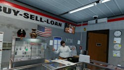 A still is seen from a fats VR - Virtual Reality Training System scenario. A still is seen from a fats VR - Virtual Reality Training System scenario.