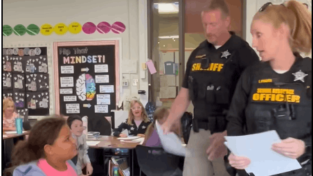 Tippecanoe County, IN, sheriff's deputies &ldquo;cited&rdquo; elementary school students who used the popular '6-7' slang phrase in an effort to &ldquo;keep parents sane.&rdquo;