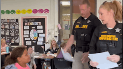 Tippecanoe County, IN, sheriff's deputies “cited” elementary school students who used the popular '6-7' slang phrase in an effort to “keep parents sane.” Tippecanoe County, IN, sheriff's deputies “cited” elementary school students who used the popular '6-7' slang phrase in an effort to “keep parents sane.”