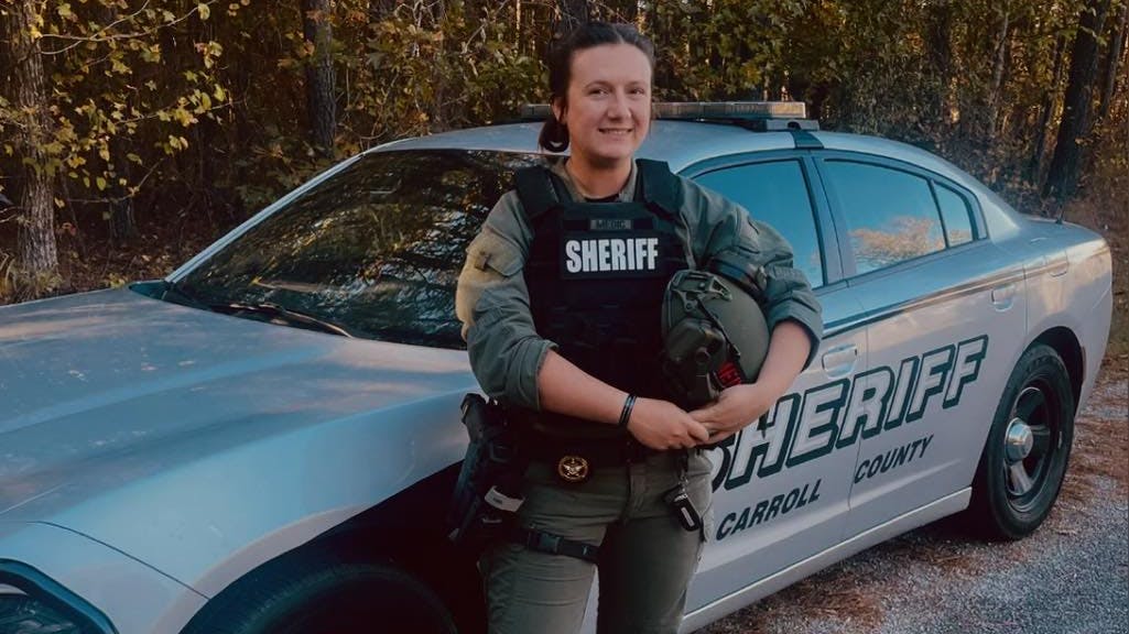 Carroll County, GA, Sheriff's Deputy Kirstie Gentry, the first woman on the agency's SWAT team, serving as a medic.