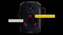 The Axon Assistant is an AI-powered, body-worn device that can translate in real time. The Axon Assistant is an AI-powered, body-worn device that can translate in real time.