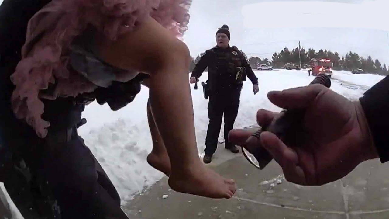 A Racine County, WI, sheriff's deputy rescues a 4-year-old girl from a burning home.