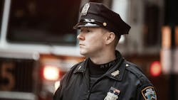 An NYPD officer in Manhattan in 2016. An NYPD officer in Manhattan in 2016.