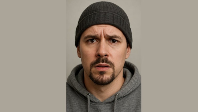 Goodyear, AZ, police's AI-created image of a potential suspect in a November shooting.