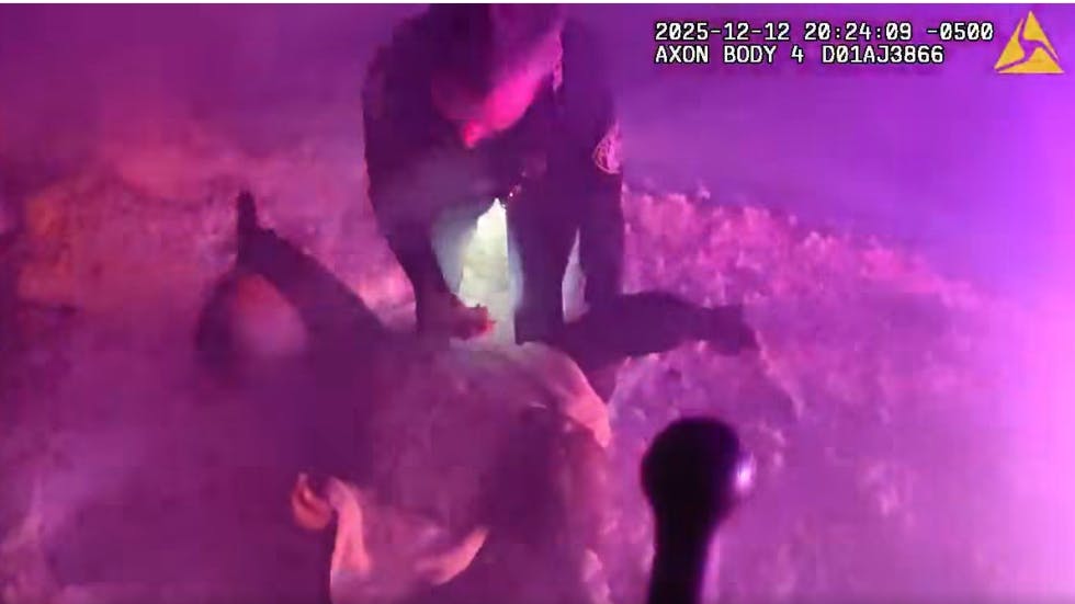 A dramatic rescue by a Stockbridge, MI, police officer and an Ingham County sheriff's deputy.