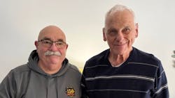 Former Michigan police officer Joe Stapel (right) and firefighter Robert Grabinski. Former Michigan police officer Joe Stapel (right) and firefighter Robert Grabinski.
