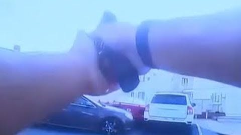 A fleeing suspect is accused of driving at Henderson, NV, police officers.