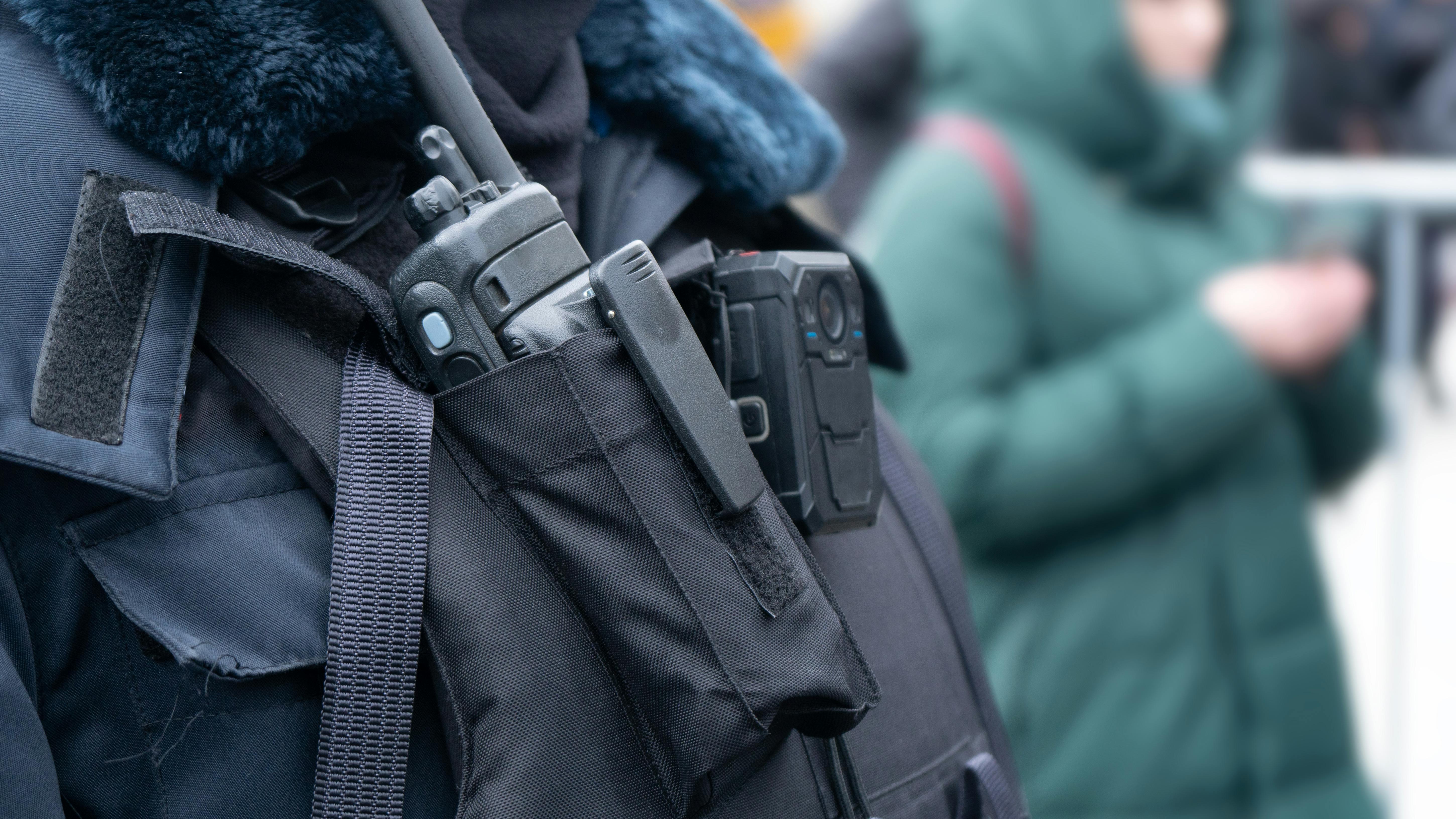 'His radio saved his life. The bullet is lodged in the radio.'