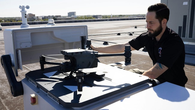 Arlington, TX, Police Department's drone as first responder program.