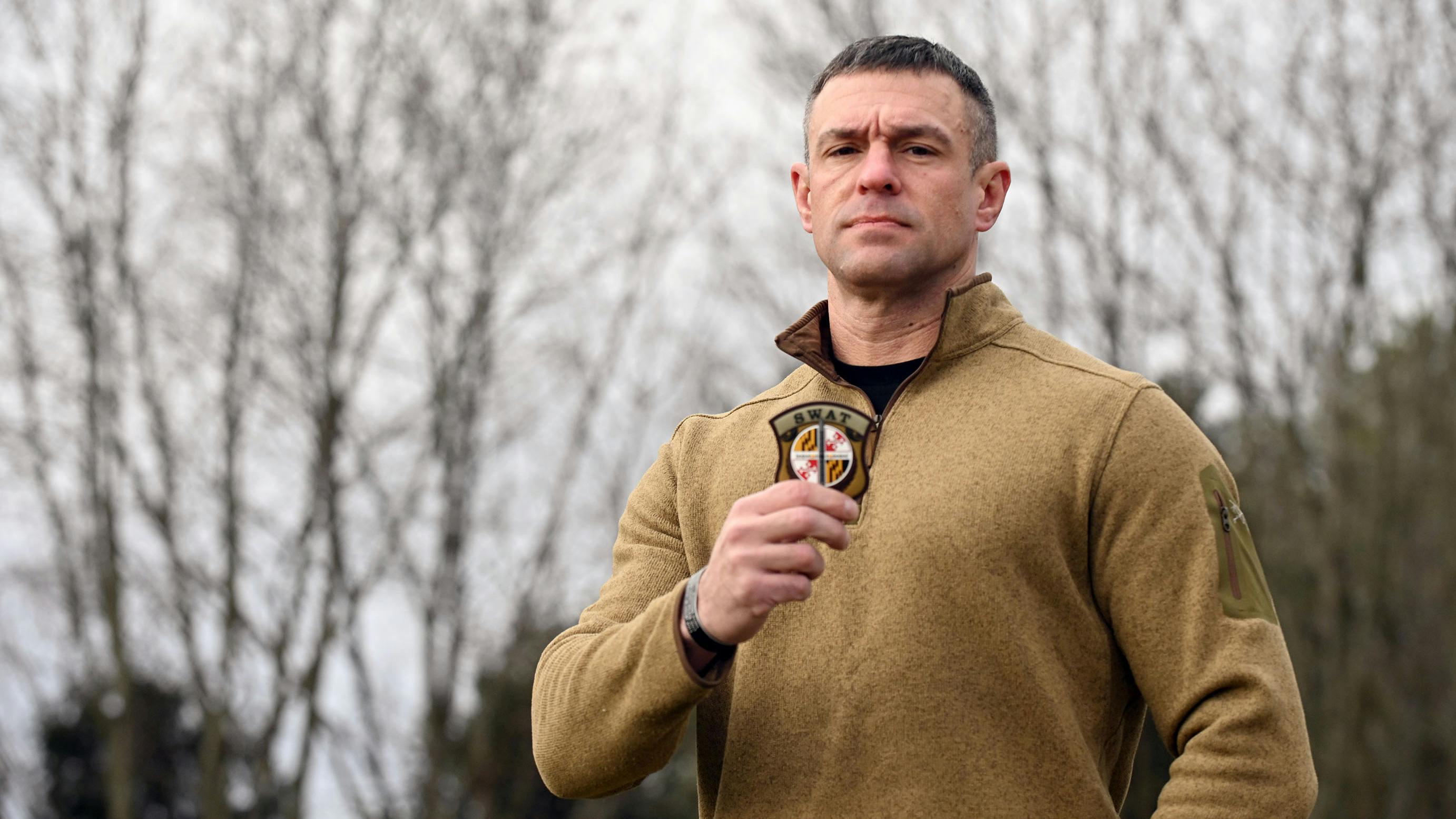 Robert Steinberg, the newly retired team leader of Baltimore County police's SWAT unit