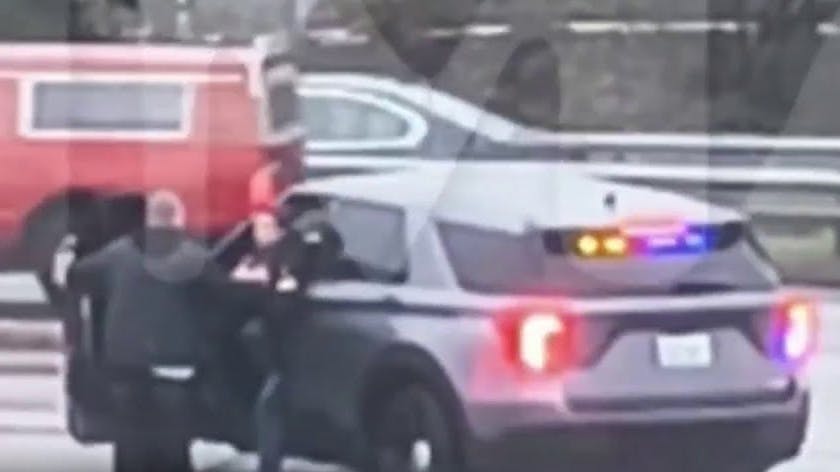 A Washington State Patrol lieutenant was carjacked on a Seattle highway.