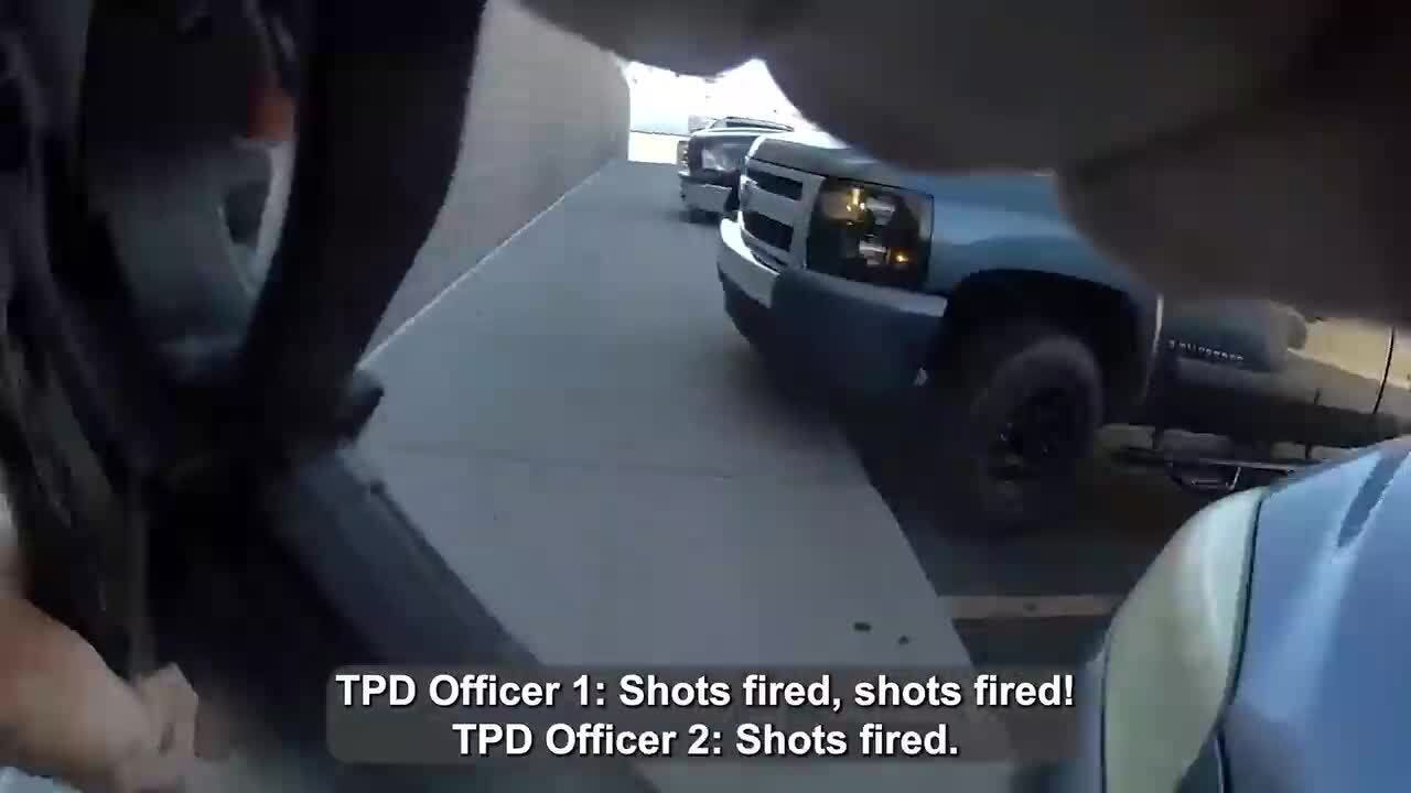 Tucson, AZ, police shot and wounded an armed robbery suspect who fired at them outside a Walmart in October.